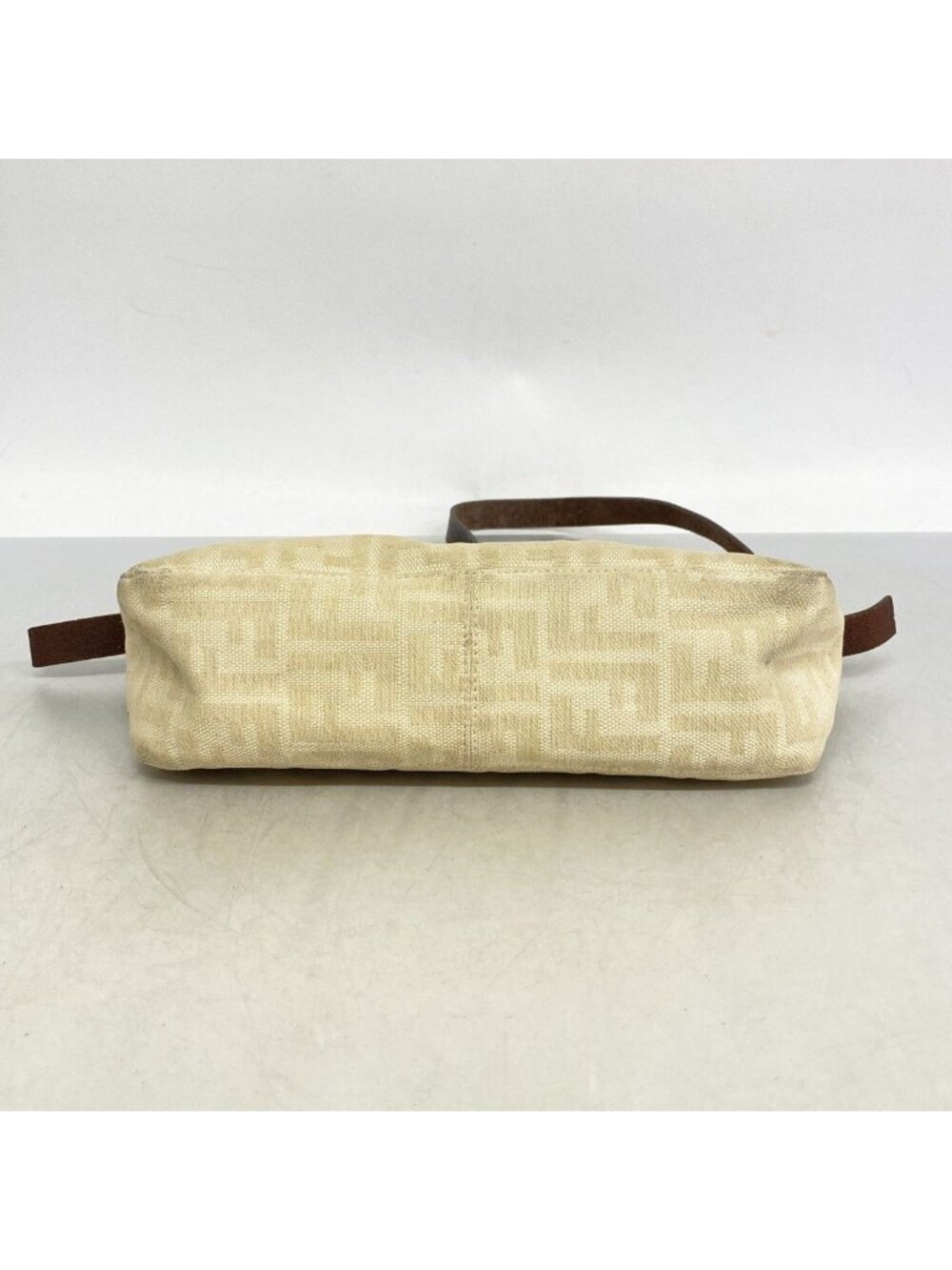 Fendi Shoulder Bag Zucca Canvas Beige Silver - Picture 3 of 10